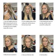 Juego De Rizador De Pelo Rosa Sin Calor - Rosa - Ver 4