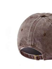 1 sturdy baseball cap for men Trucker cap - Coffee Brown - View 4