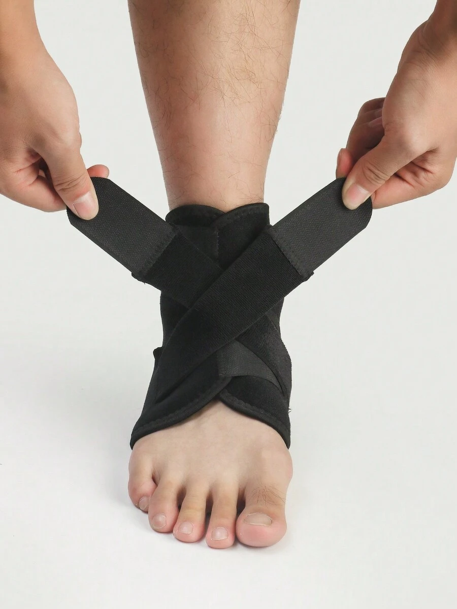 1pc Adjustable neoprene breathable ankle support Adjustable Wrap - Black - View 1