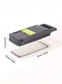 14入組或16入組蔬菜切割器,多功能水果切片機,手動食品磨料器,蔬菜切片機,附有容器的切割機,洋蔥切碎機,家用馬鈴薯刨絲器,廚房用品,廚房小工具 - 彩色 - 查看 11