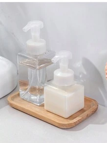 1 件方形泡沫瓶幫浦分配器,適用於浴室沐浴露、洗手液、護髮素、化妝品包裝、乳液分配瓶