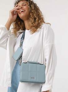 Women Bag Sets - Màu xanh lam - Xem 8