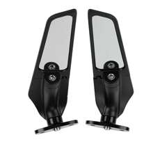 Adjustable Wing Fin Rearview Mirrors For Honda CBR600RR CBR600 F F4 F4i 99-21 - Black - View 7