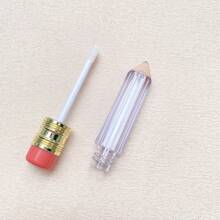 1 件 5ml 空唇彩管红色笔形润唇膏瓶可再填充旅行液体化妆品容器口红容器 - 無色 - 查看 2