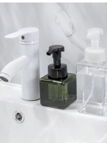 1 件方形泡沫瓶幫浦分配器,適用於浴室沐浴露、洗手液、護髮素、化妝品包裝、乳液分配瓶