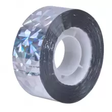 1個,驅鳥膠帶,反光驅鳥膠帶,驅鳥裝置,驅鳥帶,驅鳥設備,防禦花園、家庭和農場的防禦控制 - 銀色 - 查看 2