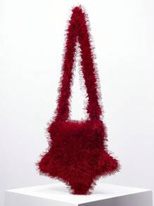 Solid Color Star Shape Women's Crossbody Bag Novelty Gifts Valentines