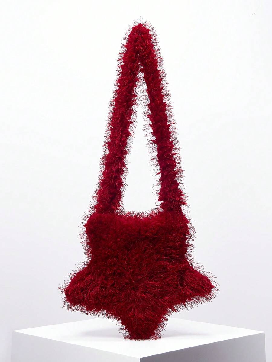 Solid Color Star Shape Women's Crossbody Bag Novelty Gifts Valentines