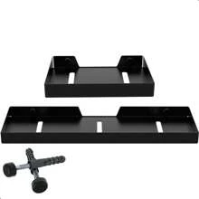Kit Acessórios Para Banheiro Preto Fosco 6 Peças MAX - Preto - Visão 3