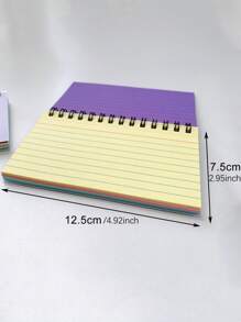 Libreta De Espiral Multicolor Con Líneas Horizontales Removibles, Se Entrega Al Azar, 50 Páginas Internas Cada Una - Multicolor - Ver 4