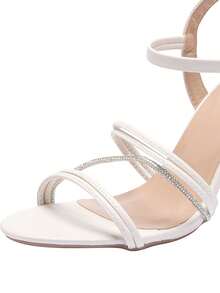 Women Heeled Sandals - 香檳色 - 查看 5