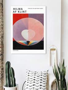 1 件,希爾瑪·克林特創作海報展覽藝術繪畫抽象繪畫印刷圖片牆藝術家居裝飾畫適合客廳、臥室、辦公室牆壁裝飾牆壁藝術繪畫無框畫布繪畫