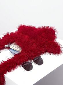 Solid Color Star Shape Women's Crossbody Bag Novelty Gifts Valentines