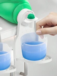 2 Laundry Detergent Cup Holders To Prevent Spills And Drips - White - View 3