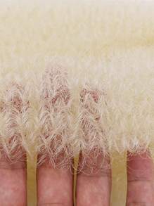 12-24 英寸金色编织接发、卷发接发、马利扭发合成编织发、弹性非洲扭发、卷曲扭发预蓬松弹簧扭发合成接发 - 米色 - 查看 8