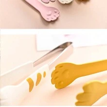 1pc Creative Cute High Temperature Resistant Cat Claw Clip, Pink - Pink - View 6