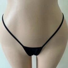 1 Miếng Của phụ nữ Khối màu Gợi cảm Quần lót Thong Cổ điển Áo thun Quần lót tam giác , Đồ lót , Mini Bikini Đồ lót - Nhiều màu - Xem 3