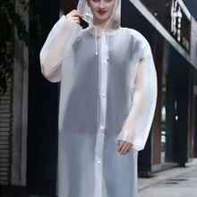 1件成人旅行徒步行走披風男女時尚防水雨衣,戶外便攜一體式雨衣