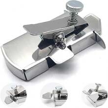 1入buddy Sew磁性縫紉邊緣引導器 - Buddysew磁性縫紉邊緣引導器,升級第三代多功能直線拼接縫紉尺,通用縫紉機配件 - 銀色 - 查看 9