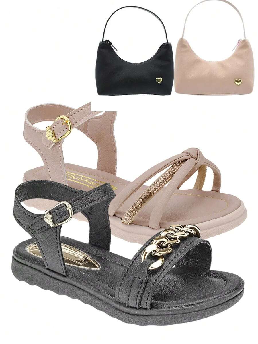 Club Happy Calcados Kids Flat Sandals - Multicolor - View 1