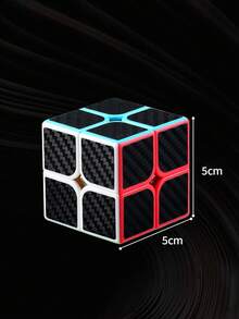 1入組2x2x2專業魔方,碳纖維貼花速度魔方,正方形拼圖益智玩具,兒童禮物玩具,減壓腦力訓練 - 彩色 - 查看 5