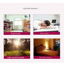 1 pieza Máscara de ojos 3D para dormir sin ala nasal, transpirable, bloqueo ligero, suave, ajustable unisex ideal para acampar