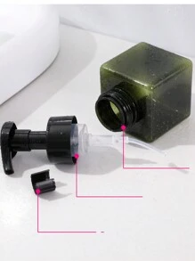 1 件方形泡沫瓶幫浦分配器,適用於浴室沐浴露、洗手液、護髮素、化妝品包裝、乳液分配瓶