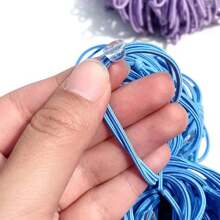 50pcs/Pack Transparent Plastic High Heel Hair Tie Accessories Diy Resin Exclusive Glue Buckle Material Summer, School - White - View 4