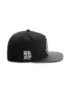 MUNCHIES Broompton CAP Spring Black Adjustable Hip Hop Snapback Hat For Men Women Adult Outdoor Casual Sun Baseball Cap Hat Street - Black - View 2