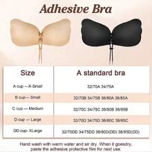 Brasier Invisible Push Up Strapples Adhesivo Levanta Busto
