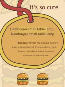 Creative Burger Lamp - Brown - View 5