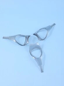 3入組睫毛膏防護睫毛指南，睫毛刷工具，3合1化妝化妝品睫毛工具上眼下睫毛膏防護塗抹器，適合女士女孩，黑色 - 灰色 - 查看 7