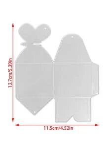 Troquel De Corte Con Forma De Caja - Plateado - Ver 4