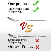 1 Miếng Cá nhân hóa Thép không gỉ Cái thìa , Giáng sinh Qủa tặng , Ông già Noen & Tuần lộc Thiết kế , Màu bạc Tay cầm dài Cái thìa Đối với - Loại bạc D - Xem 6