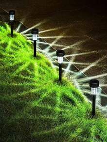10入組太陽能草坪燈,適用於戶外庭院、花園及景觀裝飾