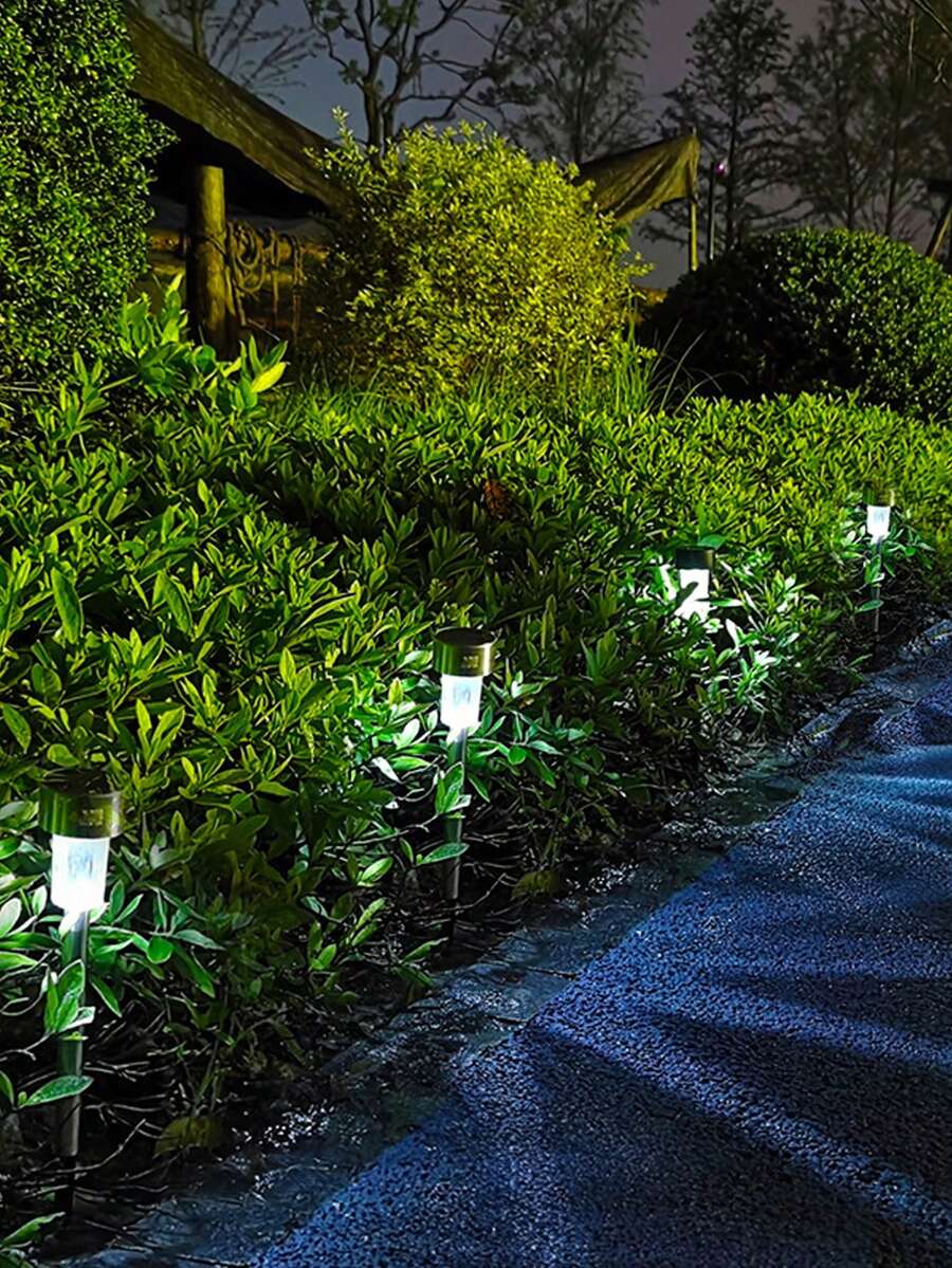 10入組太陽能草坪燈,適用於戶外庭院、花園及景觀裝飾