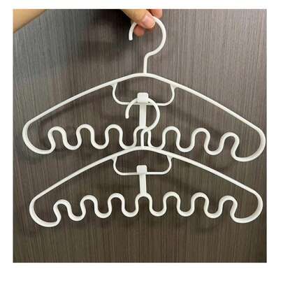 10 Piezas Percha Para Camisetas Sin Mangas, Sujetadores, Cinturones, Almacenamiento De Ropa De La Residencia Universitaria, Gancho De Secado Con Diseño Antideslizante