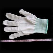 1set 12pairs 13 Gauge Nylon Gloves With Good Elasticity, Breathable, Durable, Electrostatic Prevention, Anti-Static For Labor Protection - Multicolor - View 6