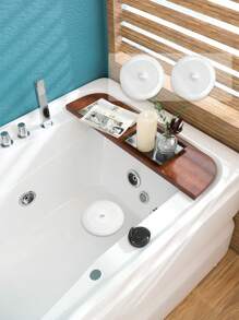 2入組浴缸排水孔蓋,矽膠浴缸塞子,6英寸通用浴缸塞子更換件,帶有強力吸盤的排水塞,適用於浴室廚房洗衣房,白色 - 白色 - 查看 7