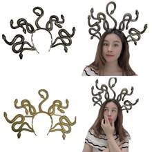 1入組 ) 蛇形希臘神話美杜莎頭帶