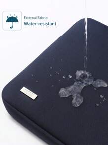 TECOOL 13-16 英寸笔记本电脑保护套，适用于 Macbook Air 13 15 M1 M2 2012-2023、MacBook Pro 13 14 15 16 2010-2022 14-15.6 HP Chromebook Surface 笔记本防震防水包，带口袋，深蓝色 - 深藍 - 查看 7