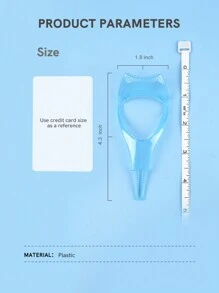 3 cái Mascara Shield Applicator Guard Hướng dẫn trang điểm, Dụng cụ chải mi, Dụng cụ chuốt mi mỹ phẩm trang điểm 3 trong 1 Dụng cụ chuốt mi bảo vệ mi trên, dành cho nữ, màu xanh lam - Màu xanh lam - Xem 5