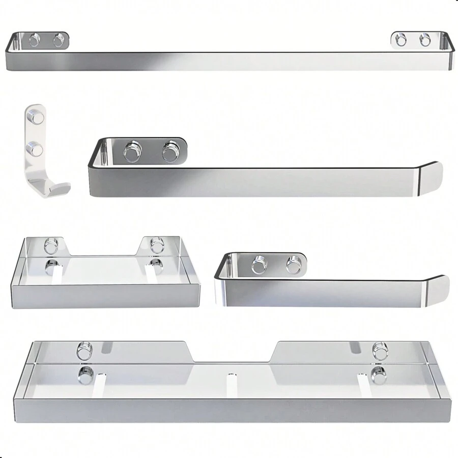 Towel Bars - Silver - View 1