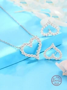 Bộ đồ trang sức cao cấp - Bạc - Xem 2