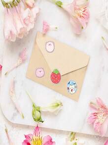 Cartoon Sticker Set, Adhesive Mini Stickers, Cute Decorative Stickers, Ideal For Diy Crafts, Scrapbook, Album, Notebook (300pcs + 4 Sheets) - Multicolor - View 7