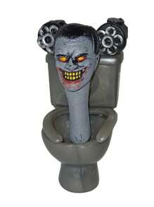 GmShop Juguete Skibidi Toilet inodoro wc Grande - Gris - Ver 1