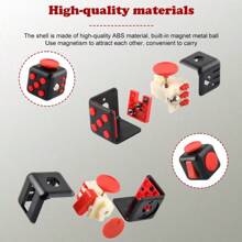 焦躁不安的6面立方體:減壓和緩解焦慮的手持玩具,非常適合用作萬聖節/感恩節/聖誕節禮物 - 彩色 - 查看 11
