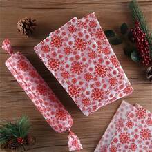 1包含10張50x66cm的聖誕雪花金珠光紙,適用於生日、婚禮、派對禮物包裝和裝飾