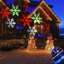 1 pieza Luz decorativa nocturna con diseño de copo de nieve LED, alimentada por cable USB, lámpara de ambiente decorativa, regalo creativo, decoración navideña, decoración de árbol de Navidad, decoración de dormitorio, decoración del hogar, decoración de fiesta, decoración de vacaciones, decoración de habitación