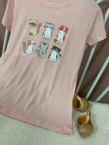 Women T-Shirts - Hồng - Xem 3